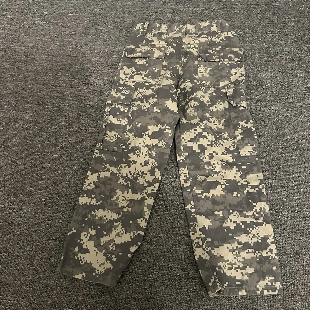 Youth Size 8 Trooper Military Costume Pants Digital Camo Camouflage